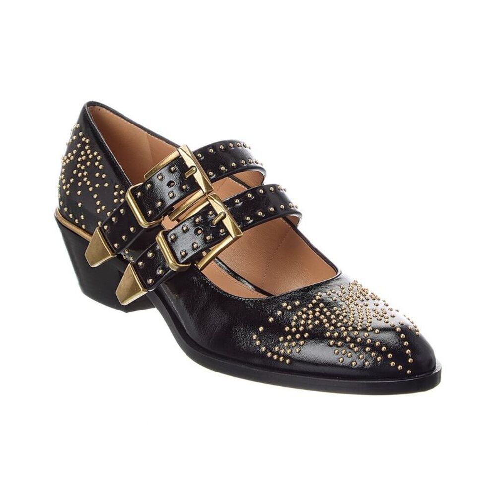 Chloé Susanna Leather Pump, Black